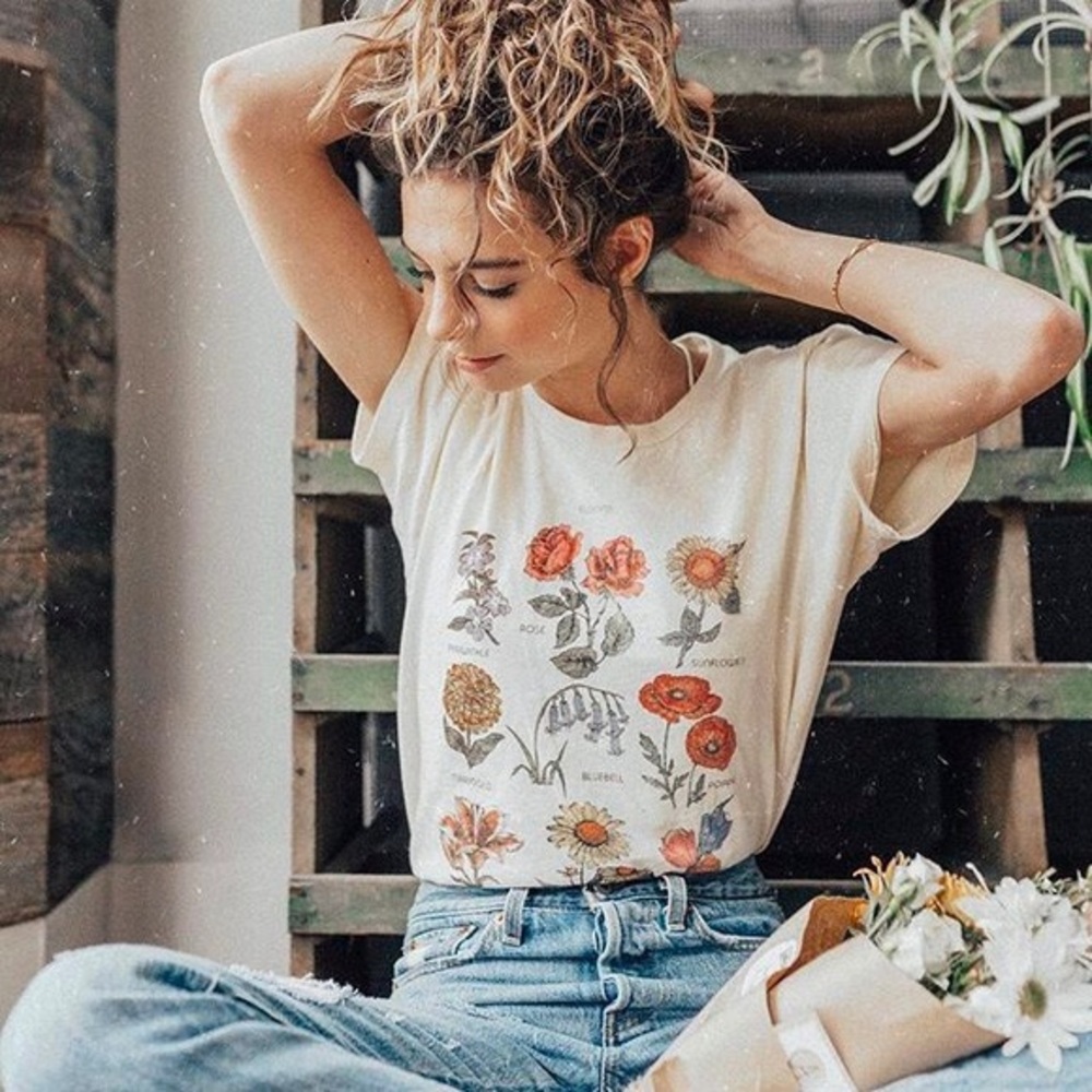 Future State Soft Flower Chart Tee